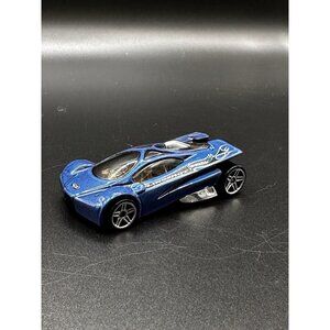 Hot Wheels 2002 First Edition Sling Shot #050 Blue PR5 Wheels Vtg Stamped 2001